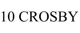 10 CROSBY trademark
