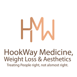 HMW HOOKWAY MEDICINE, WEIGHT LOSS & AESTHETICS TREATING PEOPLE RIGHT, NOT ALMOST RIGHT. trademark