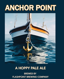 ANCHOR POINT A HOPPY PALE ALE BREWED BY FLASHPOINT BREWING COMPANY trademark