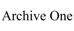 ARCHIVE ONE trademark