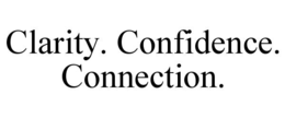 CLARITY. CONFIDENCE. CONNECTION. trademark