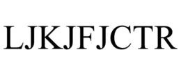 LJKJFJCTR trademark