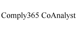 COMPLY365 COANALYST trademark