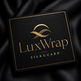 THE ICON ABOVE THE “LUXWRAP” WORDMARK IS COMPOSED OF THREE INTERLOCKING VISUAL ELEMENTS:1. THE WAVE ARCA SMOOTH, FLOWING CURVED ARC THAT SWEEPS HORIZONTALLY ACROSS THE SYMBOL — DIRECTLY REFERENCING 360 WAVES. IT MIMICS THE NATURAL CONTOUR OF A WAVE PATTERN ON THE SCALP, GIVING THE MARK AUTHENTIC MEANING WITHIN THE WAVE CULTURE COMMUNITY.2. THE SILK RIBBON / WRAP FOLDA THIN, ELONGATED RIBBON ELEMENT THAT LOOPS OR DRAPES OVER AND THROUGH THE WAVE ARC — REPRESENTING THE DURAG ITSELF WRAPPING AROUND THE HEAD. IT GIVES THE MARK A SENSE OF MOTION, LUXURY, AND SOFTNESS ASSOCIATED WITH SILK FABRIC.3. THE INTERLOCKED MONOGRAM FORMTHE TWO ELEMENTS (ARC + RIBBON) ARE DESIGNED TO INTERLOCK OR OVERLAP, CREATING A UNIFIED MONOGRAM-STYLE MARK — SIMILAR IN APPROACH TO HOW LUXURY HOUSES LIKE GUCCI (GG) OR LOUIS VUITTON (LV) USE INTERLOCKING LETTERFORMS. THE RESULT READS AS BOTH ABSTRACT AND INTENTIONAL — A SYMBOL THAT REWARDS A SECOND LOOK. trademark