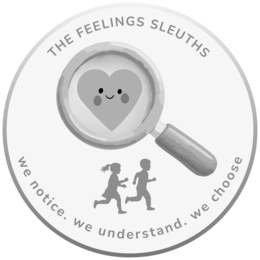 THE FEELINGS SLEUTHS WE NOTICE. WE UNDERSTAND. WE CHOOSE trademark