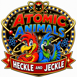 ATOMIC ANIMALS HECKLE AND JECKLE trademark