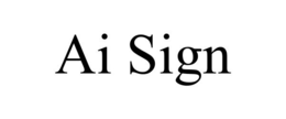 AI SIGN trademark