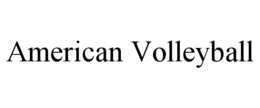 AMERICAN VOLLEYBALL trademark
