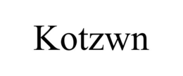 KOTZWN trademark