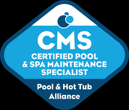CMS CERTIFIED POOL & SPA MAINTENANCE SPECIALIST POOL & HOT TUB ALLIANCE trademark