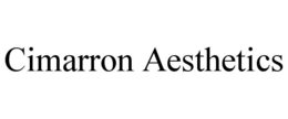 CIMARRON AESTHETICS trademark