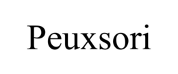 PEUXSORI trademark