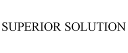 SUPERIOR SOLUTION trademark