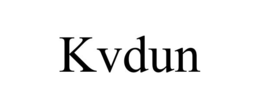 KVDUN trademark