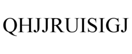 QHJJRUISIGJ trademark