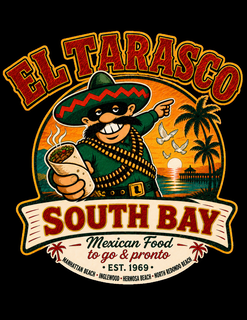 EL TARASCO SOUTH BAY MEXICAN FOOD TO GO & PRONTO · EST. 1969 · MANHATTAN BEACH · INGLEWOOD · HERMOSA BEACH · NORTH REDONDO BEACH trademark