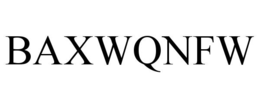 BAXWQNFW trademark