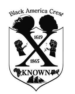BLACK AMERICA CREST 1619 1865 XKNOWN trademark