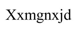 XXMGNXJD trademark