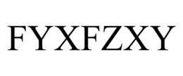 FYXFZXY trademark