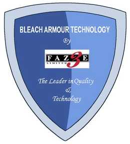 BLEACH ARMOUR TECHNOLOGY BY FAZE 3 LIMITED THE LEADER IN QUALITY & TECHNOLOGY trademark