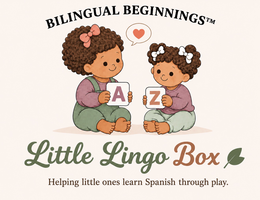 BILINGUAL BEGINNINGS LITTLE LINGO BOXHELPING LITTLE ONES LEARN SPANISH THROUGH PLAY trademark