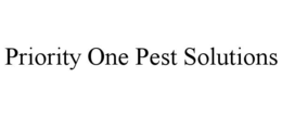 PRIORITY ONE PEST SOLUTIONS trademark