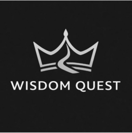 "WISDOM QUEST" IN UPPERCASE LETTERS. trademark