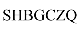 SHBGCZQ trademark