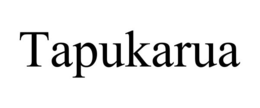 TAPUKARUA trademark