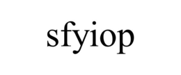 SFYIOP trademark