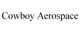 COWBOY AEROSPACE trademark