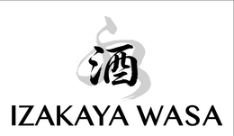 THE LITERAL ELEMENTS OF THE MARK ARE THE WORDS "IZAKAYA WASA" AND A JAPANESE KANJI CHARACTER MEANING "SAKE" OR "ALCOHOL." trademark
