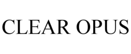 CLEAR OPUS trademark