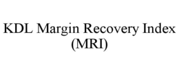 KDL MARGIN RECOVERY INDEX (MRI) trademark