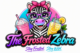 THE FROSTED ZEBRA STAY FROSTED. STAY WILD. trademark