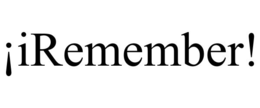 ¡IREMEMBER! trademark