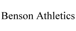 BENSON ATHLETICS trademark