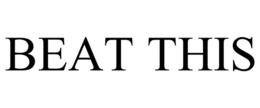 BEAT THIS trademark