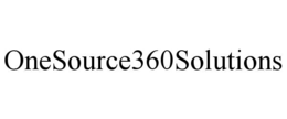 ONESOURCE360SOLUTIONS trademark