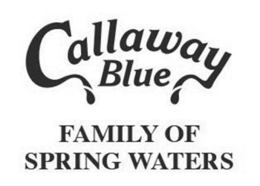 CALLAWAY BLUE FAMILY OF SPRING WATERS trademark