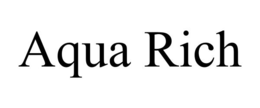 AQUA RICH trademark