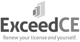 EXCEEDCE RENEW YOUR LICENSE AND YOURSELF. trademark