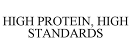 HIGH PROTEIN, HIGH STANDARDS trademark