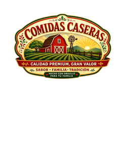 COMIDAS CASERAS CALIDAD PREMIUM, GRAN VALOR SABOR · FAMILIA · TRADICIÓN HECHO CON ORGULLO PARA TU FAMILIA trademark