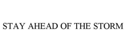 STAY AHEAD OF THE STORM trademark