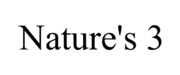 NATURE'S 3 trademark