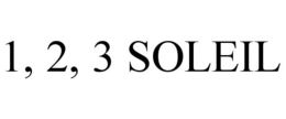 1, 2, 3 SOLEIL trademark