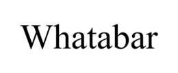 WHATABAR trademark