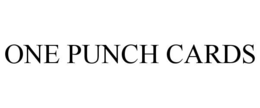 ONE PUNCH CARDS trademark
